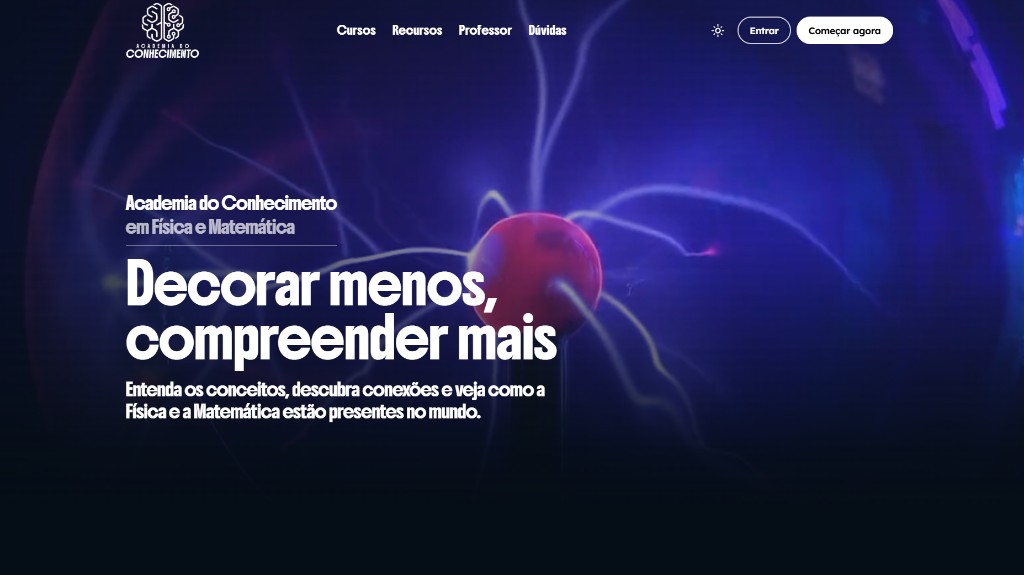 Academia do Conhecimento — desktop