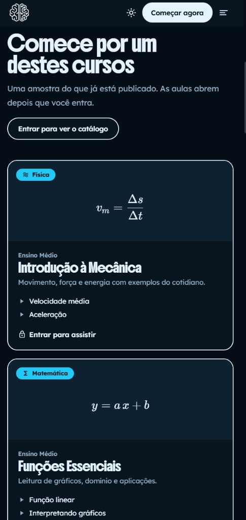 Academia do Conhecimento — mobile