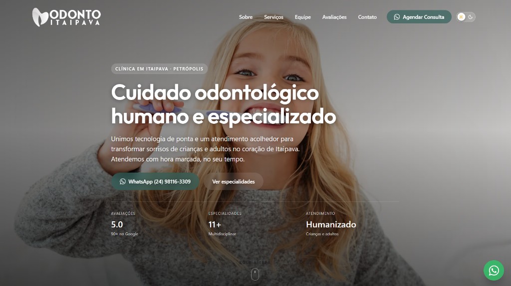 Odonto Itaipava — desktop